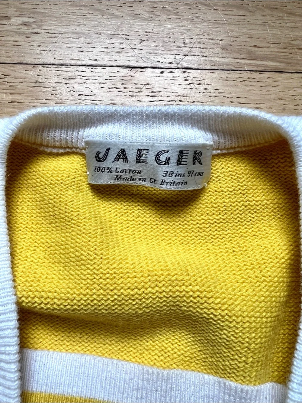 Rare vintage 80s cotton sweater M